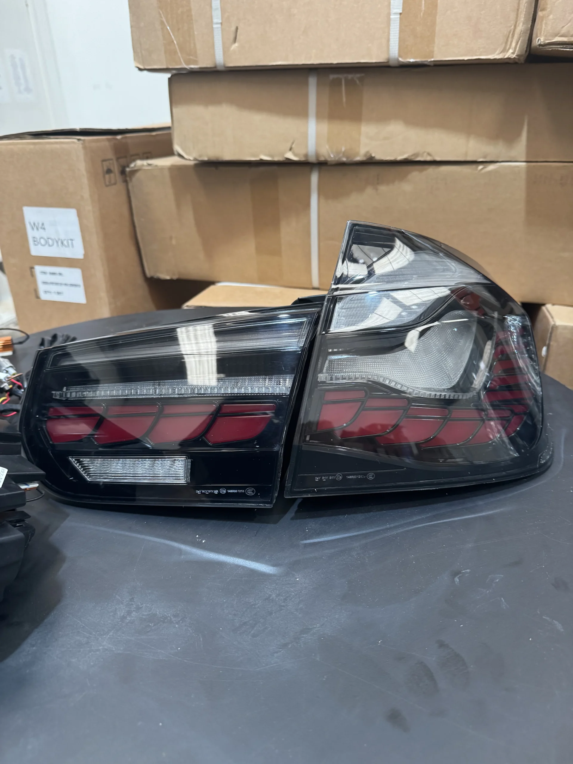 Par de Lanternas Dragon Fumê para BMW Série 3 F30 2013 a 2018 - Imagem 4