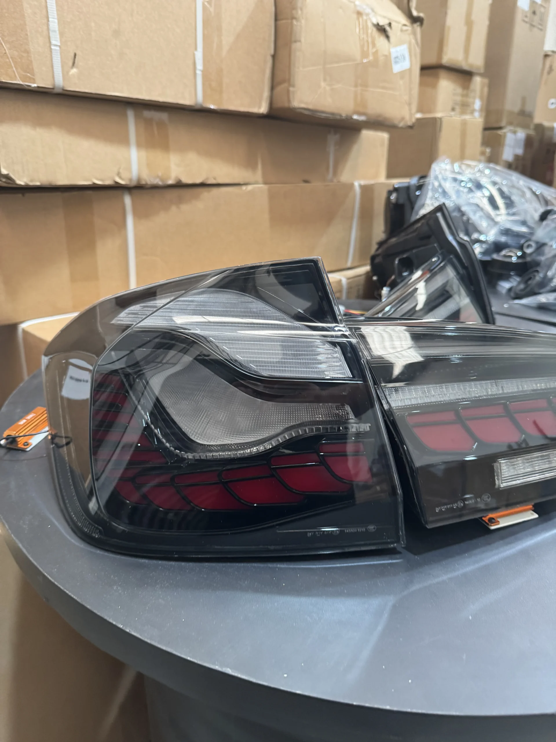 Par de Lanternas Dragon Fumê para BMW Série 3 F30 2013 a 2018 - Imagem 5