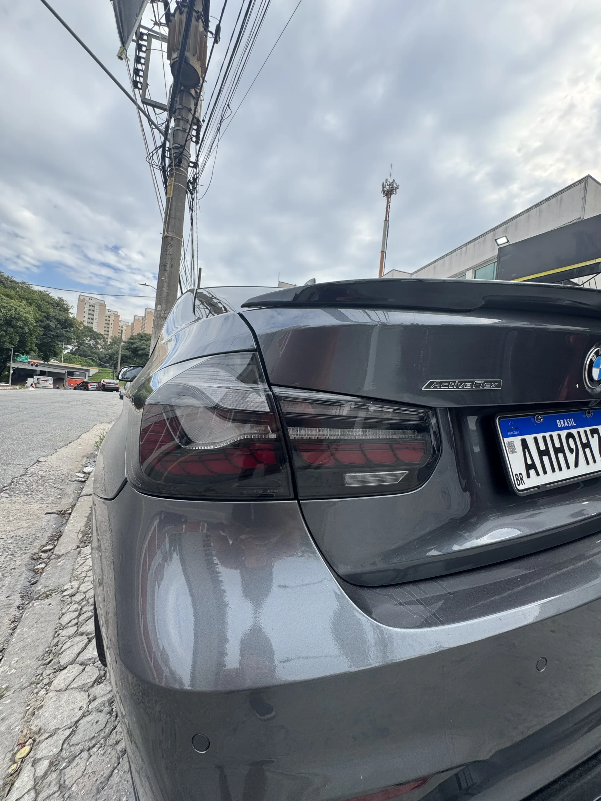 Par de Lanternas Dragon Fumê para BMW Série 3 F30 2013 a 2018 - Imagem 6