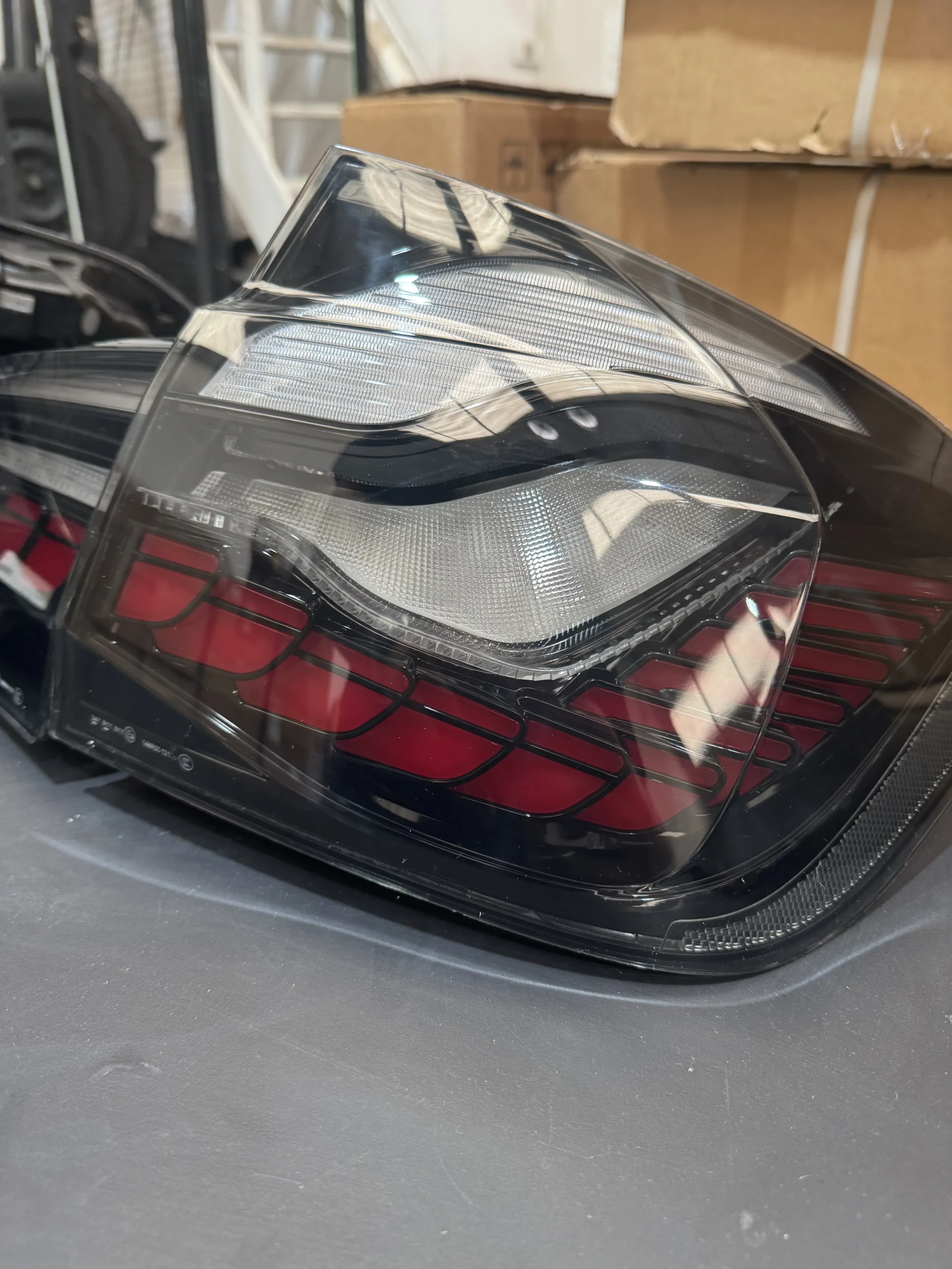 Par de Lanternas Dragon Fumê para BMW Série 3 F30 2013 a 2018 - Imagem 8