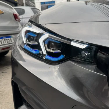 Par de Faróis Full LED Estilo G28 para BMW Série 3 F30 2013 a 2018