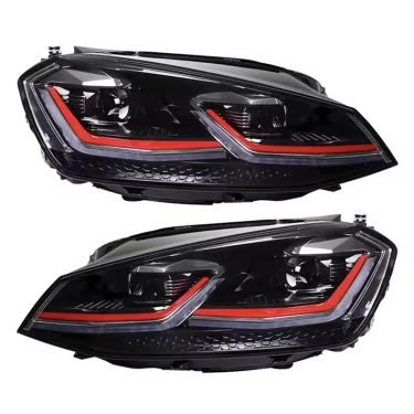 Par de Faróis Golf MK7.5 para Golf MK7 2014 a 2017- 12